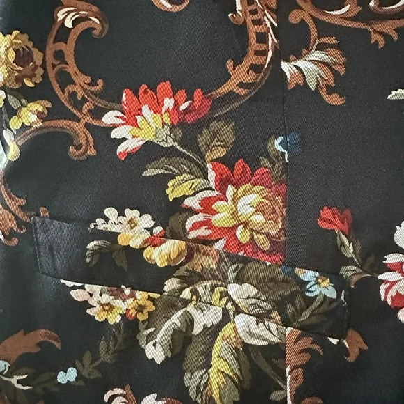 100% silk floral vest - Picture 3 of 5